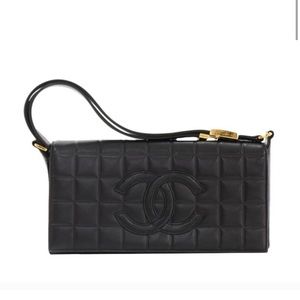 CHANEL Quilted Chocolate Bar Crossbody with COA